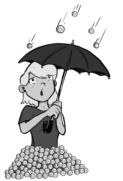 Legal Wit — Raining Golf Balls